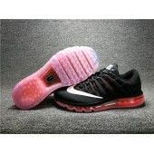 NIKE AIR MAX 2016 BLACK WHITE RED 806771-008