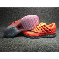 NIKE AIR MAX 2016 ORANGE BLACK WHITE 806771-600