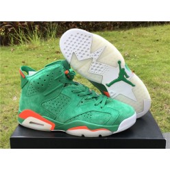 AIR JORDAN 6 RETRO GATORADE GREEN TEAM ORANGE