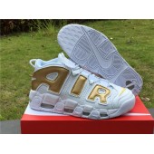 NIKE AIR MORE UPTEMPO 96 WHITE GOLD