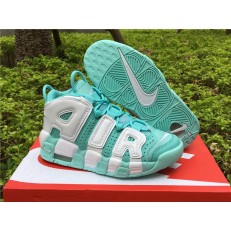NIKE AIR MORE UPTEMPO GS ISLAND GREEN WHITE