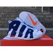NIKE AIR MORE UPTEMPO GS WHITEDEEP ROYAL BLUE