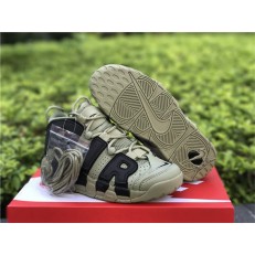 NIKE AIR MORE UPTEMPO KHAKI GREEN BLACK