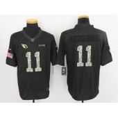 Arizona Cardinals #11 Larry Fitzgerald Anthracite 2016 Salute to Service Limited NFL Jersey