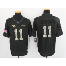 Arizona Cardinals #11 Larry Fitzgerald Anthracite 2016 Salute to Service Limited NFL Jersey