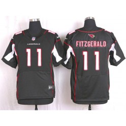 Arizona Cardinals #11 Larry Fitzgerald Elite Black Alternate Nike NFL Jersey