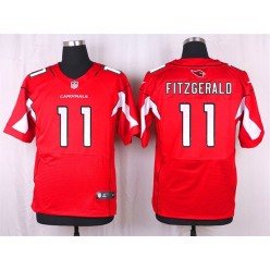 Arizona Cardinals #11 Larry Fitzgerald Elite Red Team Color Nike NFL Jersey