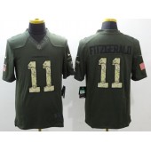Arizona Cardinals #11 Larry Fitzgerald Green Salute To Service Limited Nike NFL Jersey