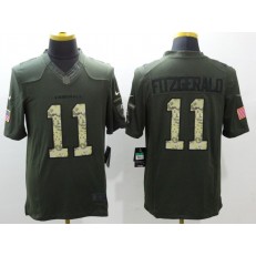 Arizona Cardinals #11 Larry Fitzgerald Green Salute To Service Limited Nike NFL Jersey
