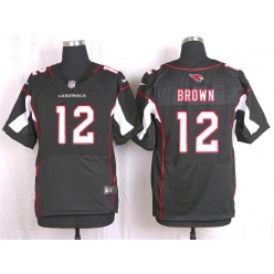 Arizona Cardinals #12 John Brown Elite Black Alternate Nike NFL Jersey