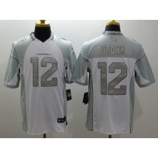 Arizona Cardinals #12 John Brown White Nike Stitched NFL Limited Platinum Jersey