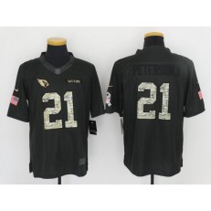 Arizona Cardinals #21 Patrick Peterson Anthracite 2016 Salute to Service Limited NFL Jersey