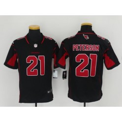 Arizona Cardinals #21 Patrick Peterson Black Color Rush Limited Nike NFL Jersey