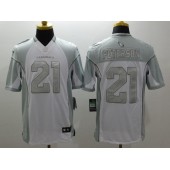 Arizona Cardinals #21 Patrick Peterson White Nike Stitched NFL Limited Platinum Jersey