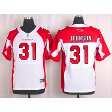Arizona Cardinals #31 David Johnson Elite White Nike NFL Jersey