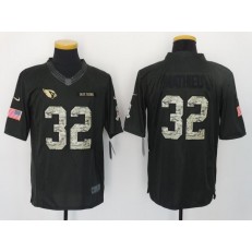Arizona Cardinals #32 Tyrann Mathieu Anthracite 2016 Salute to Service Limited NFL Jersey