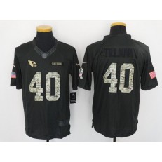Arizona Cardinals #40 Pat Tillman Anthracite 2016 Salute to Service Limited NFL Jersey