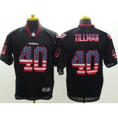 Arizona Cardinals #40 Pat Tillman Black 2014 USA Flag Fashion  Nike NFL Elite Jersey
