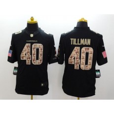 Arizona Cardinals #40 Pat Tillman Black Limited Salute to Service Stitched NFL Jersey