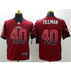 Arizona Cardinals #40 Pat Tillman Red Drift Fashion Nike NFL Elite Jersey