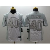 Arizona Cardinals #40 Pat Tillman White Nike Stitched NFL Limited Platinum Jersey