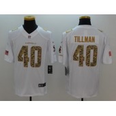 Arizona Cardinals #40 Pat Tillman White Salute to Service Limited Nike NFL Jersey