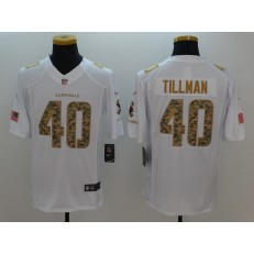Arizona Cardinals #40 Pat Tillman White Salute to Service Limited Nike NFL Jersey