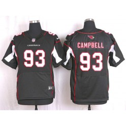 Arizona Cardinals #93 Calais Campbell Elite Black Alternate Nike NFL Jersey