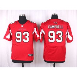 Arizona Cardinals #93 Calais Campbell Elite Red Team Color Nike NFL Jersey