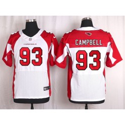 Arizona Cardinals #93 Calais Campbell Elite White Nike NFL Jersey