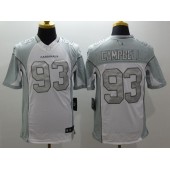 Arizona Cardinals #93 Calais Campbell White Nike Stitched NFL Limited Platinum Jersey