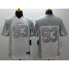 Arizona Cardinals #93 Calais Campbell White Nike Stitched NFL Limited Platinum Jersey