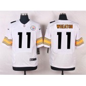 Pittsburgh Steelers #11 Markus Wheaton White Men Football Elite Nike NFL Jersey