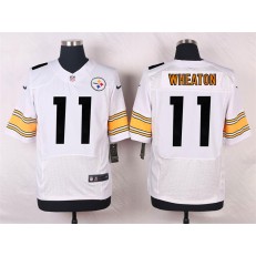 Pittsburgh Steelers #11 Markus Wheaton White Men Football Elite Nike NFL Jersey