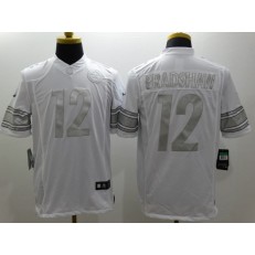 Pittsburgh Steelers #12 Terry Bradshaw White Men Stitched Nike NFL Limited Platinum Jersey