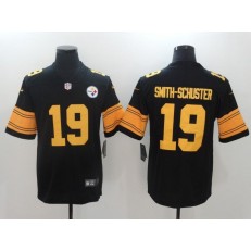 Pittsburgh Steelers #19 JuJu Smith-Schuster Black Color Rush Limited Men Nike NFL Jersey