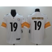 Pittsburgh Steelers #19 JuJu Smith-Schuster White Vapor Untouchable Limited Men Nike NFL Jersey