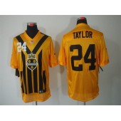 Pittsburgh Steelers #24 Ike Taylor Gold 1933s Throwback Elite Nike NFL Jersey