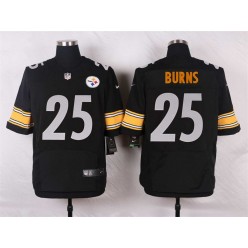 Pittsburgh Steelers #25 Artie Burns Black Men Elite Football Nike NFL Jersey