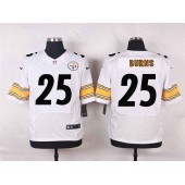 Pittsburgh Steelers #25 Artie Burns White Men Football Elite Nike NFL Jersey