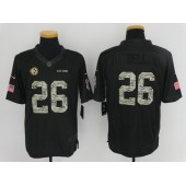 Pittsburgh Steelers #26 Le Veon Bell Anthracite Salute to Service Limited Men Nike NFL Jersey
