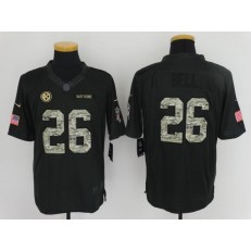 Pittsburgh Steelers #26 Le Veon Bell Anthracite Salute to Service Limited Men Nike NFL Jersey