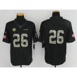 Pittsburgh Steelers #26 Le Veon Bell Anthracite Salute to Service Limited Men Nike NFL Jersey