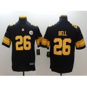 Pittsburgh Steelers #26 Le Veon Bell Black Color Rush Limited Men Nike NFL Jersey