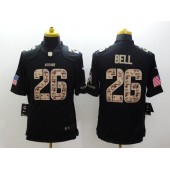 Pittsburgh Steelers #26 Le Veon Bell Black Men Stitched Nike NFL Limited Salute to Service Jersey