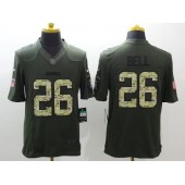 Pittsburgh Steelers #26 Le Veon Bell Green Salute To Service Limited Men Nike NFL Jersey