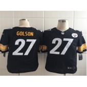 Pittsburgh Steelers #27 Senquez Golson Black Men Elite Football Nike NFL Jersey