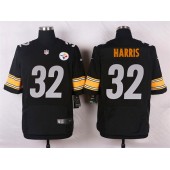 Pittsburgh Steelers #32 Franco Harris Black Men Elite Football Nike NFL Jersey