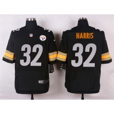 Pittsburgh Steelers #32 Franco Harris Black Men Elite Football Nike NFL Jersey