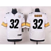 Pittsburgh Steelers #32 Franco Harris White Men Football Elite Nike NFL Jersey